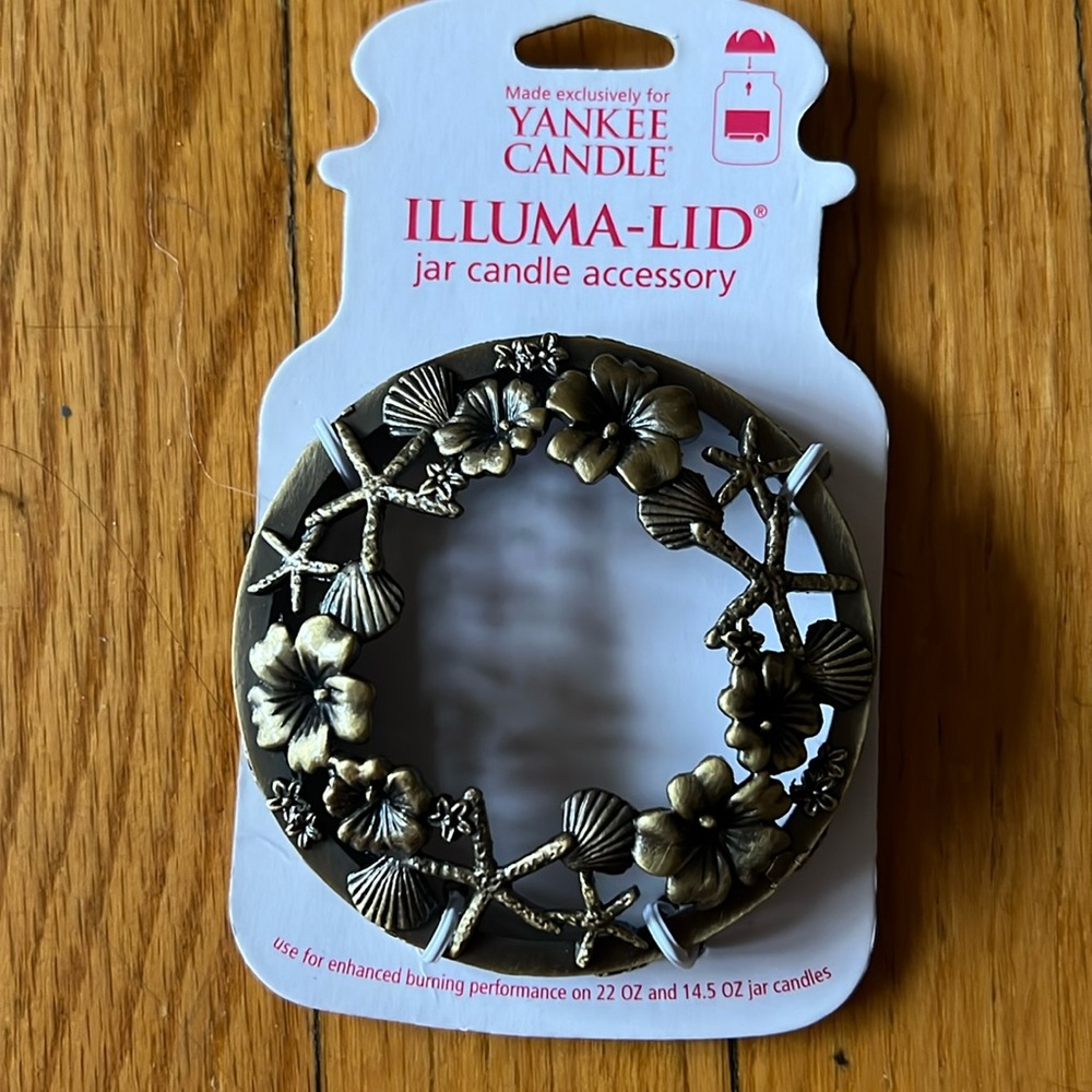 7 Yankee Candle Illuma Lid Jar Candle Topper for Summer Beach x 7 lids NWT